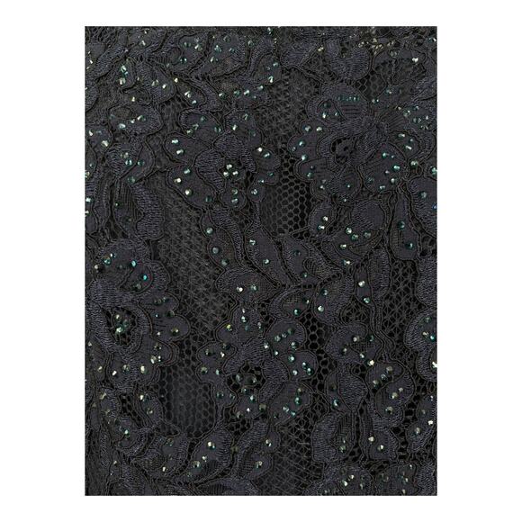 La Femme Dress 24926 Sparkle Lace Trumpet gown blue size 6 - Picture 4 of 10